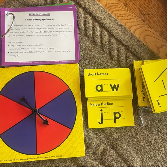 Really Good Stuff Magnetic Letter Sorting and ID Kit - Picture 5 of 14